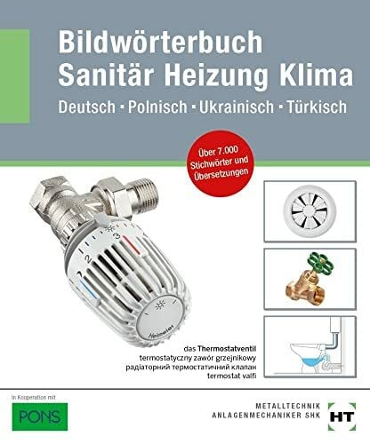 Redaktion Verlag Handwerk und Technik / PONS eBook inside: Buch und eBook Bildwörterbuch Sanitär, Heizung, Klima: Deutsch - Polnisch - Ukrainisch - Türkisch
