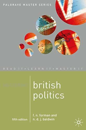 Baldwin, Nicholas Mastering British Politics (Macmillan Master Series)