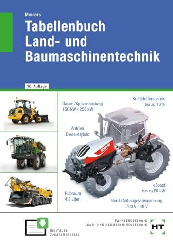 Meiners, Hermann eBook inside: Buch und eBook Tabellenbuch Land- und Baumaschinentechnik