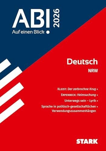 STARK Deutsch - Abi - Auf einen Blick! 2026 NRW (Skripte / Abi - Auf einen Blick!)