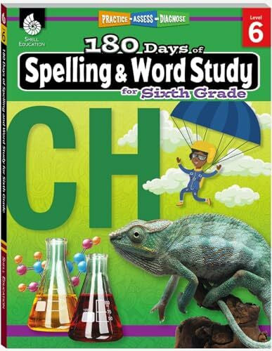 Pesez Rhoades, Shireen 180 Days of Spelling and Word Study for Sixth Grade: Practice, Assess, Diagnose (180 Days of Practice)