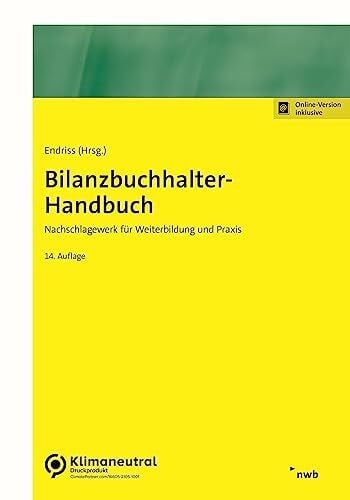 Zimmermann, Carsten Bilanzbuchhalter-Handbuch: Nachschlagewerk für Weiterbildung und Praxis. (NWB Bilanzbuchhalter)