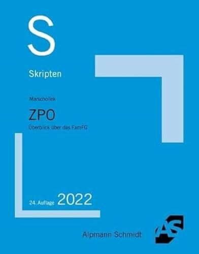 Marschollek, Günter Skript ZPO: Überblick über das FamFG (Skripten Zivilrecht)
