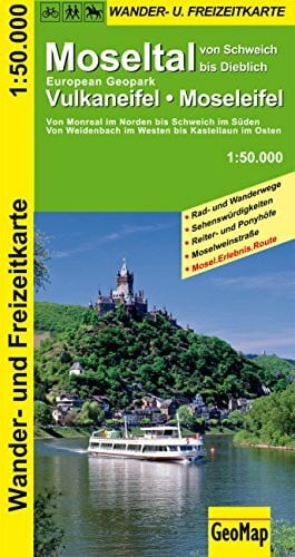 GeoMap Moseltal, Vulkaneifel, Moseleifel Wander- und Freizeitkarte: 1:50.000
