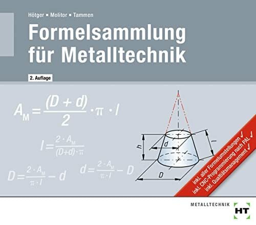 Tammen, Volker eBook inside: Buch und eBook Formelsammlung für Metalltechnik, m. 1 Buch, m. 1 Beilage