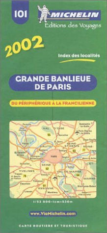 Michelin Travel Publications Michelin Outskirts of Paris (Michelin Country Maps)
