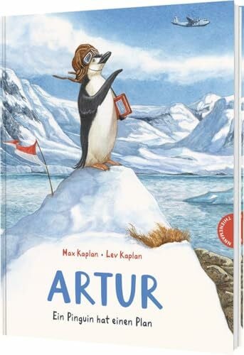 Kaplan, Lev Artur: Ein Pinguin hat einen Plan | Bilderbuch über Freundschaft & Mut für Kinder ab 5 Jahren
