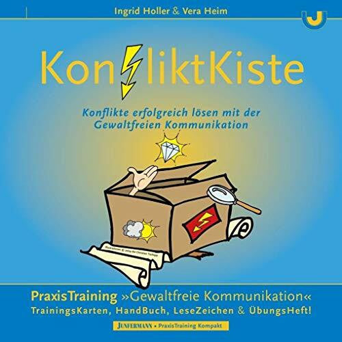 Tschepp, Frederic Christian KonfliktKiste. Konflikte erfolgreich lösen mit der Gewaltfreien Kommunikation.: 95 Übungskarten, 21 Werkzeugkarten, Handbuch, Übungsheft