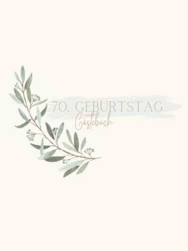 Feierei, Nicis Gästebuch 70 Geburtstag: Buch zum Eintragen für Glückwünsche und die schönsten Fotos der Gäste I Geschenk für Frau oder Mann I Geschenkidee 70. Geburtstag