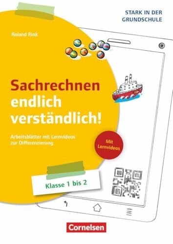 Rink, Roland Stark in der Grundschule - Mathe - Klasse 1-2: Sachrechnen endlich verständlich! - Arbeitsblätter mit Lernvideos zur Differenzierung - Kopiervorlagen mit Lernvideos