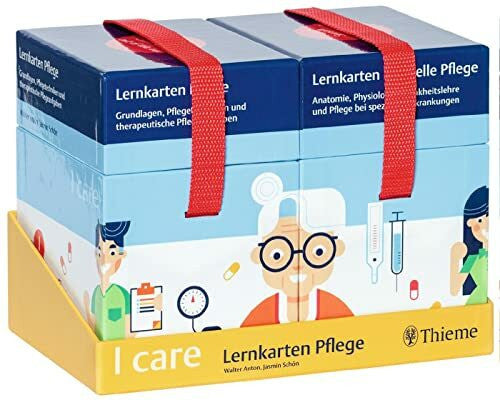 Schön, Jasmin I care Lernkarten Pflege – Set (im Schuber): I care Lernkarten Pflege; I care Lernkarten Spezielle Pflege. Grundlagen, Pflegetechniken und ... und Pflege bei speziellen Erkrankungen