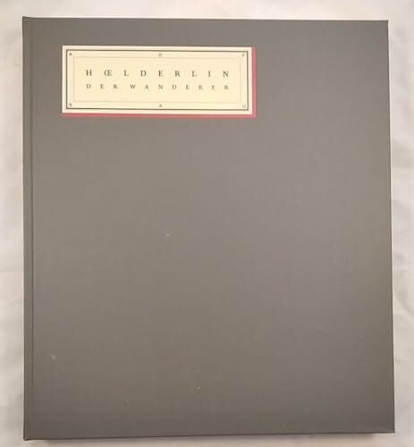 Straub, Rudolf Hölderlin der Wanderer
