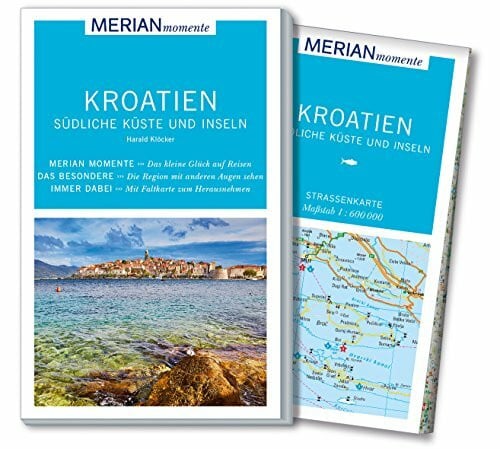 Klöcker, Harald MERIAN momente Reiseführer Kroatien Südliche Küste und Inseln: Mit Extra-Karte zum Herausnehmen