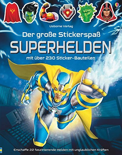 Ilyasa, Reza Der große Stickerspaß: Superhelden: Erschaffe 22 faszinierenden Helden mit unglaublichen Kräften (Der-große-Stickerspaß-Reihe)