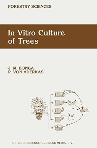 Aderkas, Patrick In Vitro Culture of Trees (Forestry Sciences, 38, Band 38)