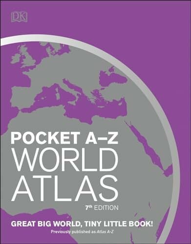 DK Pocket A-Z World Atlas, 7th Edition (DK Reference Atlases)