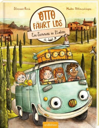 Ottenschläger, Madlen OTTO fährt los – Ein Sommer in Italien: Bilderbuch für alle Vanlife-Fans & Camper-Kinder, Reisen mit dem Bus, Abenteuergeschichte ab 4 Jahren