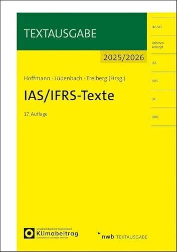 Freiberg, Jens IAS/IFRS-Texte 2025/2026 (Textausgabe)