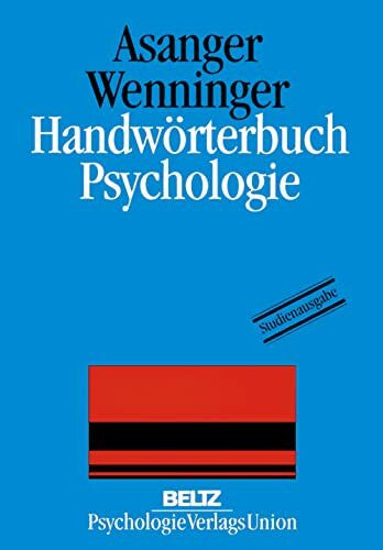 Wenninger, Gerd Handwörterbuch Psychologie