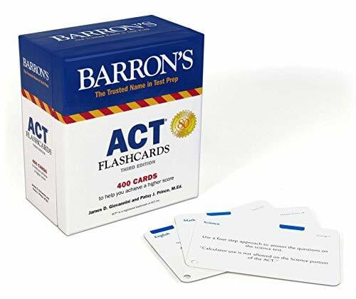 Giovannini, James D. ACT Flashcards: 400 Cards to Help You Achieve a Higher Score (Barron's Test Prep)