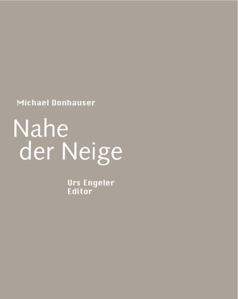 Donhauser, Michael Nahe der Neige