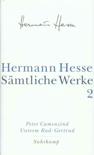 Hesse, Hermann Sämtliche Werke in 20 Bänden und einem Registerband: Band 2: Die Romane: Peter Camenzind. Unterm Rad. Gertrud