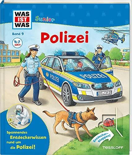 Tessloff Verlag Ragnar Tessloff GmbH & Co.KG WAS IST WAS Junior Band 9. Polizei: Spannendes Entdeckerwissen rund um die Polizei! (WAS IST WAS Junior Sachbuch, Band 9)