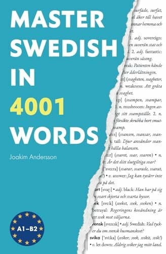 Andersson, Joakim Master Swedish in 4001 Words