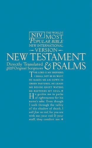 International Bible Society NIV New Testament & Psalms; blue PB: Blue PB