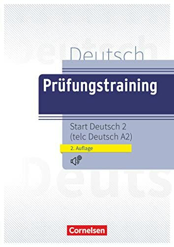 Maenner, Dieter Prüfungstraining DaF - A2: telc Deutsch A2 - Übungsbuch mit Audio- und Lösungs-Download (2. Auflage 2022)