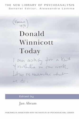 Abram, Jan Donald Winnicott Today (The New Library of Psychoanalysis)