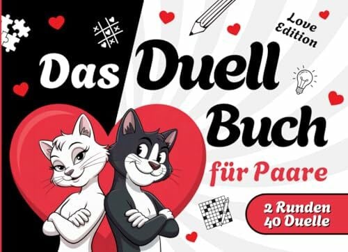Brandt, Sophie Das Duellbuch für Paare - Spiele, Rätsel & Herausforderungen: 2 Spielrunden, insgesamt 40 Duelle - Ideal für Date Nights und Spieleabende