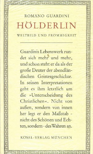 Hölderlin. Weltbild und Frömmigkeit