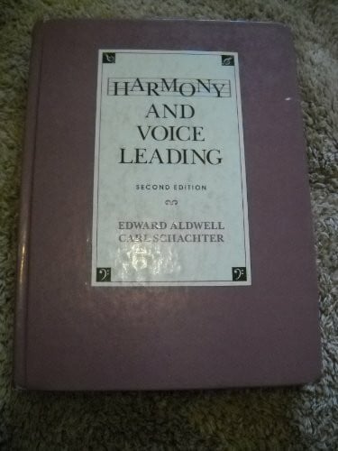 Schachter, Carl Harmony and Voice Leading