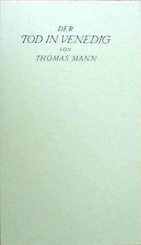 Mann, Thomas Der Tod in Venedig: Novelle