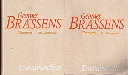 Haefs, Gisbert Chansons - Das Gesamtwerk: Band I: Texte - französisch und deutsch Band II: Partituren