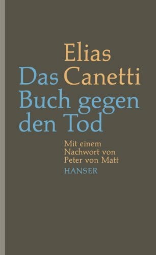 Matt, Peter von Das Buch gegen den Tod: Mit einem Nachwort v. Peter von Matt