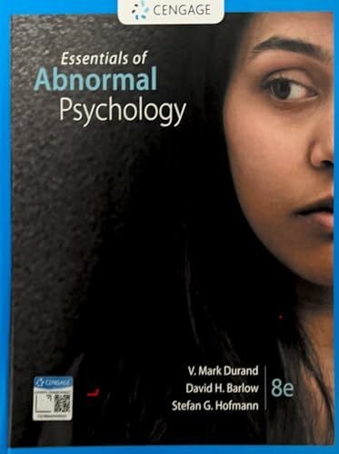 Hofmann, Stefan G. Essentials of Abnormal Psychology (Mindtap Course List)