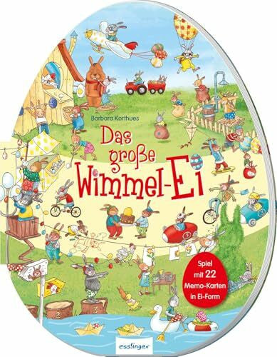 Korthues, Barbara Das große Wimmel-Ei, mit Eier-Memospiel: Kinder-Ostergeschenk, fördert spielend Gedächtnis und Konzentration