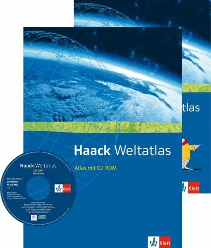Haack Weltatlas. Allgemeine Ausgabe Sekundarstufe I und II: Atlas mit CD-ROM und Arbeitsheft Kartenlesen Klasse 5-13