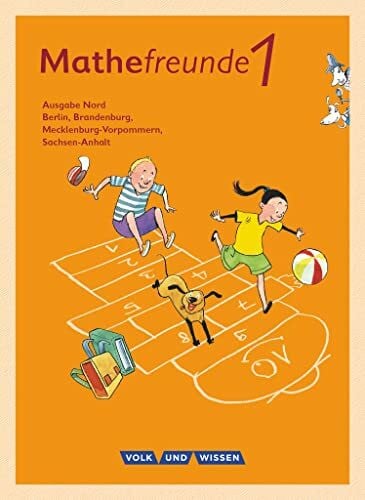 Krieseleit, Yvonne Mathefreunde - Ausgabe Nord 2015 - 1. Schuljahr: Schulbuch mit Kartonbeilagen