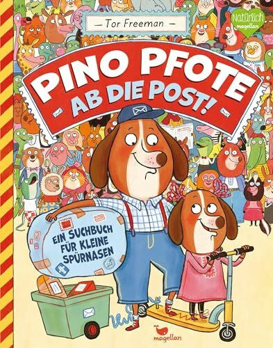 Freeman, Tor Pino Pfote - Ab die Post!: Ein Suchbuch für kleine Spürnasen