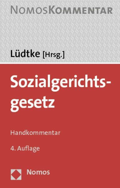 Lüdtke, Peter-Bernd Sozialgerichtsgesetz: Handkommentar
