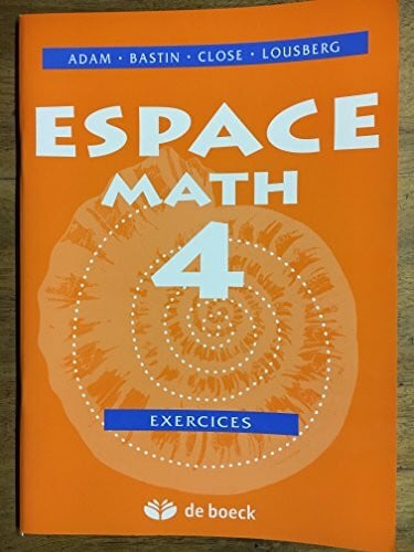 Adam... Espace math 4 - exercices.