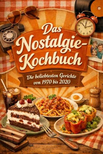 Lindner, Dr. Dominic Das nostalgie Kochbuch - die beliebtesten Gerichte von 1970 bis 2020: Retro Rezepte wie bei Oma – Klassiker voller Erinnerungen - DDR | Traditionelle ... Geschenk für Familie und Freunde, Oma und Opa
