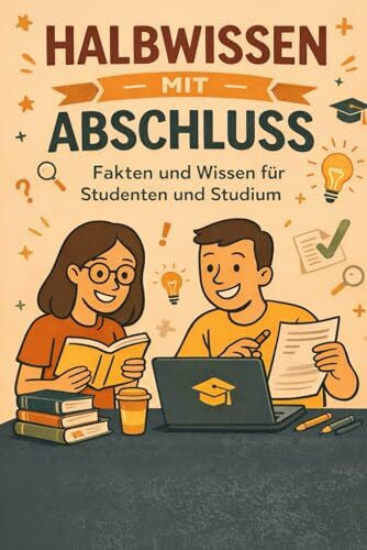 Lindner, Dr. Dominic Halbwissen mit Abschluss - Fakten und Wissen für Studenten und Studium: Ein humorvolles Wissensbuch über Studium, Studenten und Universitäten - Geschenk für Studenten und Universtität sowie Studium