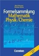 Hörter, Christian Formelsammlungen Sekundarstufe I - Bayern - Realschule: Mathematik - Physik- Chemie (vergriffen): Formelsammlung