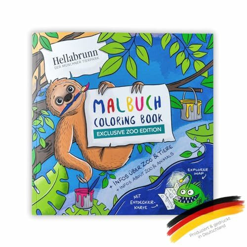 Dendorfer, Carolin Malbuch TIERPARK HELLABRUNN: Exklusive Zoo-Edition