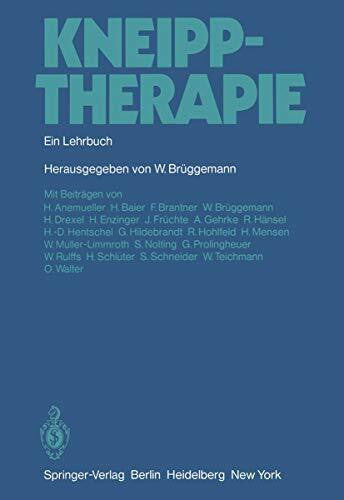 Walter, O. Kneipptherapie: Ein Lehrbuch