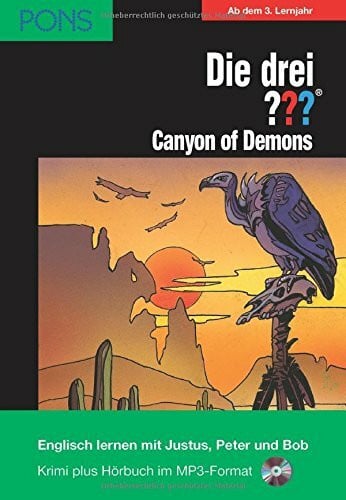 - PONS Die drei ??? Canyon of Demons: Lektüre: Englisch lernen mit den 3 Fragezeichen
